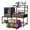Brown, variant on 3D Printer Stand with Storage Drawer and Rolling Filament Basket, Industrial Printer Table with Open Shelves and Hooks, Sturdy Metal Workstation for 3D Printing Tools and Accessories, Black