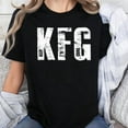thumbnail image 2 of KFG Keep F'N Going Military Style T-Shirt Unisex, Sizes S-5XL, Tbun, 2 of 5