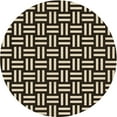 thumbnail image 1 of Ahgly Company Machine Washable Indoor Round Transitional Midnight Gray Area Rugs, 5' Round, 1 of 7
