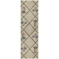 thumbnail image 2 of Addison Rugs Dream Shag Premium Machine Washable Transitional Bamboo & Pineapples Palm Runner Rug, 2'3" x 7'6", 2 of 8