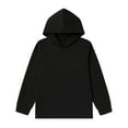 thumbnail image 6 of Aideaone Boys' Pullover Hoodies Long Sleeve Kids Hooded Sweatshirts Casual Solid Pullover Tops for Teen Boys 7-16Y, 6 of 7