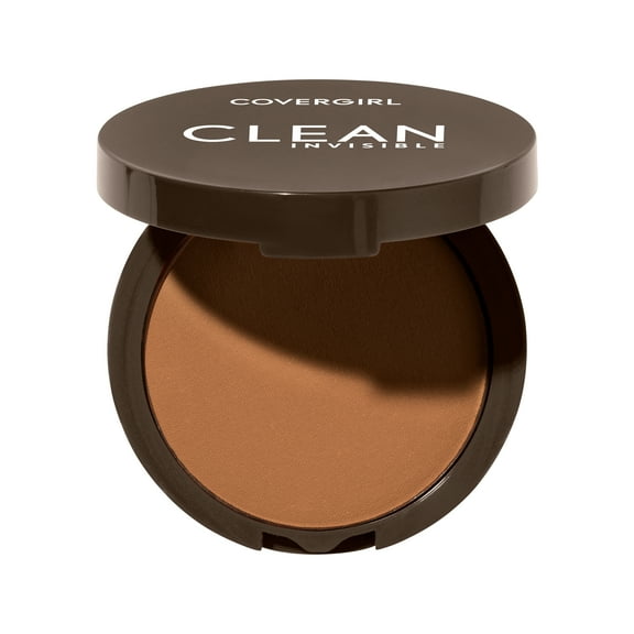 COVERGIRL Clean Invisible Pressed Powder, 165 Tawny, 0.38 oz