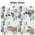 thumbnail image 4 of PIKWEEK  Blue Pink Butterfly Round Tablecloth, Fitted Table Cover with Elastic  Round Tables, Spring Watercolor Butterfly Table Cloth Outdoor Indoor Dinning Party Waterproof Tablecloths, 4 of 7