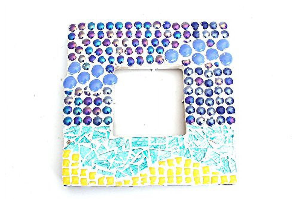 Milltown Merchants Electric Blue Foil Mosaic Tile 3/4 Inch (1 lb)