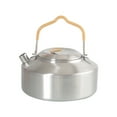 thumbnail image 1 of Camping & Randonnée Bouilloire en Acier Inoxydable 1L avec Poignée Noire pour Usage Extérieur Solution Bouillante Portable pour Camping Randonnée BBQ et Cuisine, 1 of 5