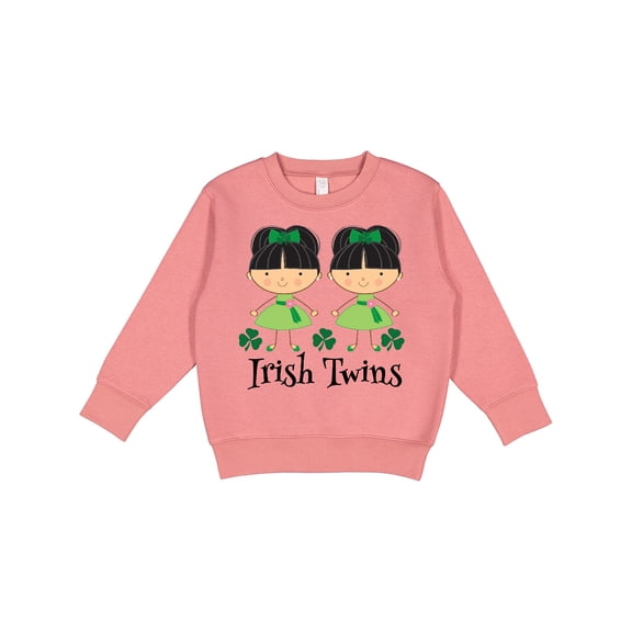 Inktastic Irish Twins St Patricks Girls Toddler Sweatshirt