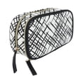 thumbnail image 3 of Equate Beauty cosmetic bag - Crosshatch Double Compartment Case, 3 of 4