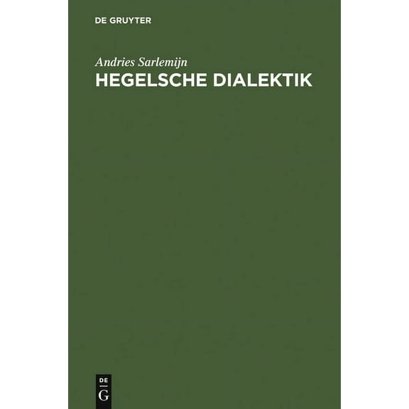 Hegelsche Dialektik, (Hardcover)