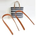 thumbnail image 4 of 2Pcs Doux Split Pièces de Sac à Main en Cuir avec des Rivets en Bronze pour Bricolage Accessoire Fait à la Main, 4 of 7