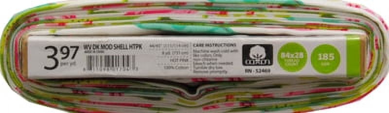 Waverly Inspirations 45" 100% Cotton Coral Mod Shell Sewing & Crafting Fabrics, 8 yd By the Bolt, Hot Pink