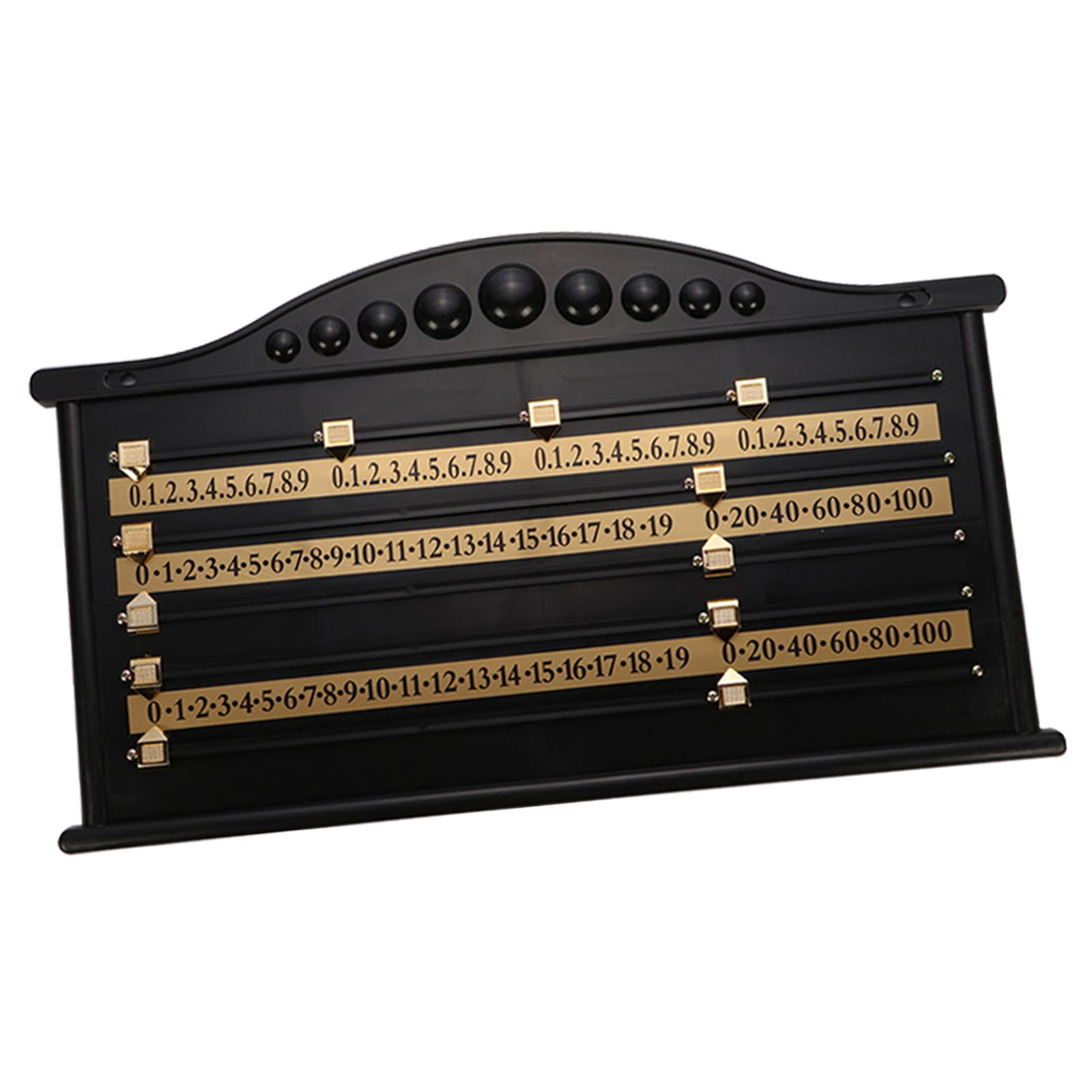 Billiards Scoreboard Scorer Board Integrator Recorder Club Accessories for  Home Supplies Snooker Game Keeper - Walmart.com