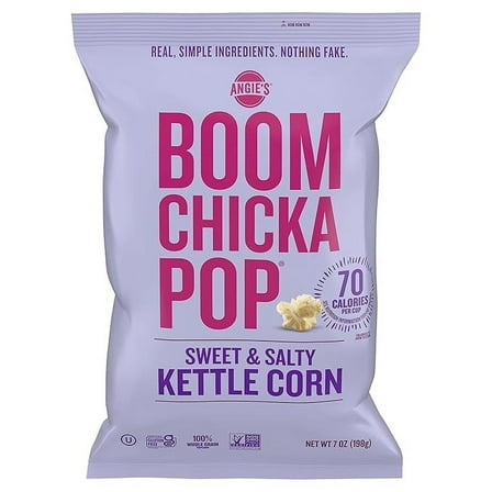 Angie's BoomChickaPop Gluten Free Kettle Corn Popcorn Sweet & Salty - 7 oz Pack of 3