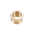 thumbnail image 3 of Brass Threaded Pipe Fitting G1/2 Male x G3/8 Female Hex Bushing Adapter 10 pcs, 3 of 3