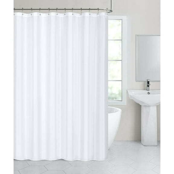 Kate Aurora Hotel Collection Heavy Duty Water, Mold & Mildew Resistant Standard Sized Fabric Shower Curtain Liner - Assorted Colors