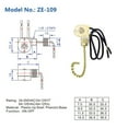 thumbnail image 2 of 3Pack Ceiling Fan Light Switch ZE-109 Fan Switch (Brass), 2 of 5