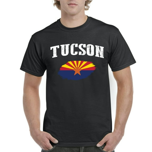 Men's T-Shirt Short Sleeve - Tucson Arizona Flag
