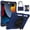 Dark Blue, variant on TECH CIRCLE Case for iPad (9th/8th/7th Generation) 10.2" - Durable Shockproof Rugged Case Shell with Adjustable Hand/Shoulder Strap & Pencil Holder, Protective Sturdy Stand Kids Cover, Dark Blue