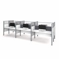 thumbnail image 4 of Bestar Pro-Biz Six Workstations in Cappuccino Cherry, 4 of 5