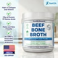 thumbnail image 3 of YounGlo Research Instant Bone Broth Protein Powder Dietary Supplement, 20 oz (1.25 lb) Unflavored, 3 of 6