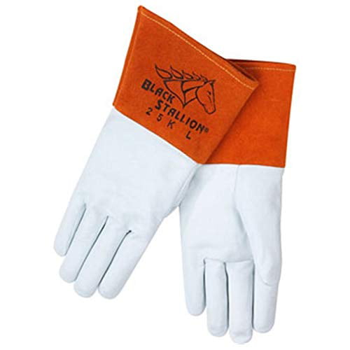 Black Stallion 25k Long Cuff Prem Grain Kidskin Tig Welding Gloves Sm Walmart Canada