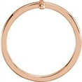 thumbnail image 2 of FB Jewels 14K Rose Gold Sideways Cross Ring Size 7, 2 of 2