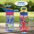thumbnail image 2 of Termo Botella Agua Infantil Escolar Antiderrames Con Popote Marvel Avengers, 2 of 8