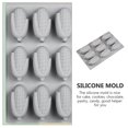 thumbnail image 5 of SEWOART Silicone Mold for Soap Non-stick Easy Demolding Grey for Craft Supplies 9 Cavities, 5 of 6