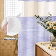 thumbnail image 4 of No Hook Shower Curtain, Lavender Purple Shower Curtains for Bathroom with See Through Top Window, Vintage Solid Color Modern Minimalist Waterproof & Washable Bath Curtain Stand Up Stall 36"x72", 4 of 9