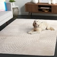 thumbnail image 3 of SAFAVIEH Selena Devyn Abstract Checkered Area Rug, Beige, 6'7" x 6'7" Square, 3 of 11