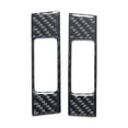 thumbnail image 2 of Real Bright Soft Car Interior Carbon Fiber Sticker Decoration2Pcs Carbon Fiber Interior Climate Console Cover For Cadillac CTS 2003-07Auto Car Protection Interior Accessories, 2 of 8