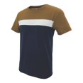 thumbnail image 4 of Playera George Talla G Manga Corta con 3 Bloques Bronce Blanco y Negro, 4 of 4
