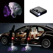 Universal Wireless LED Shadow Projector Courtesy Step Lights,No Drilling Laser Door Shadow Light Welcome Projector Lamps