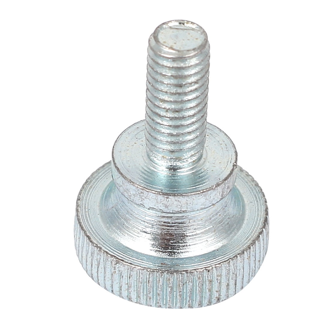 5 Pcs M5x12mm Carbon Steel Metric Flat Knurled Head Thumb Screws Bolts