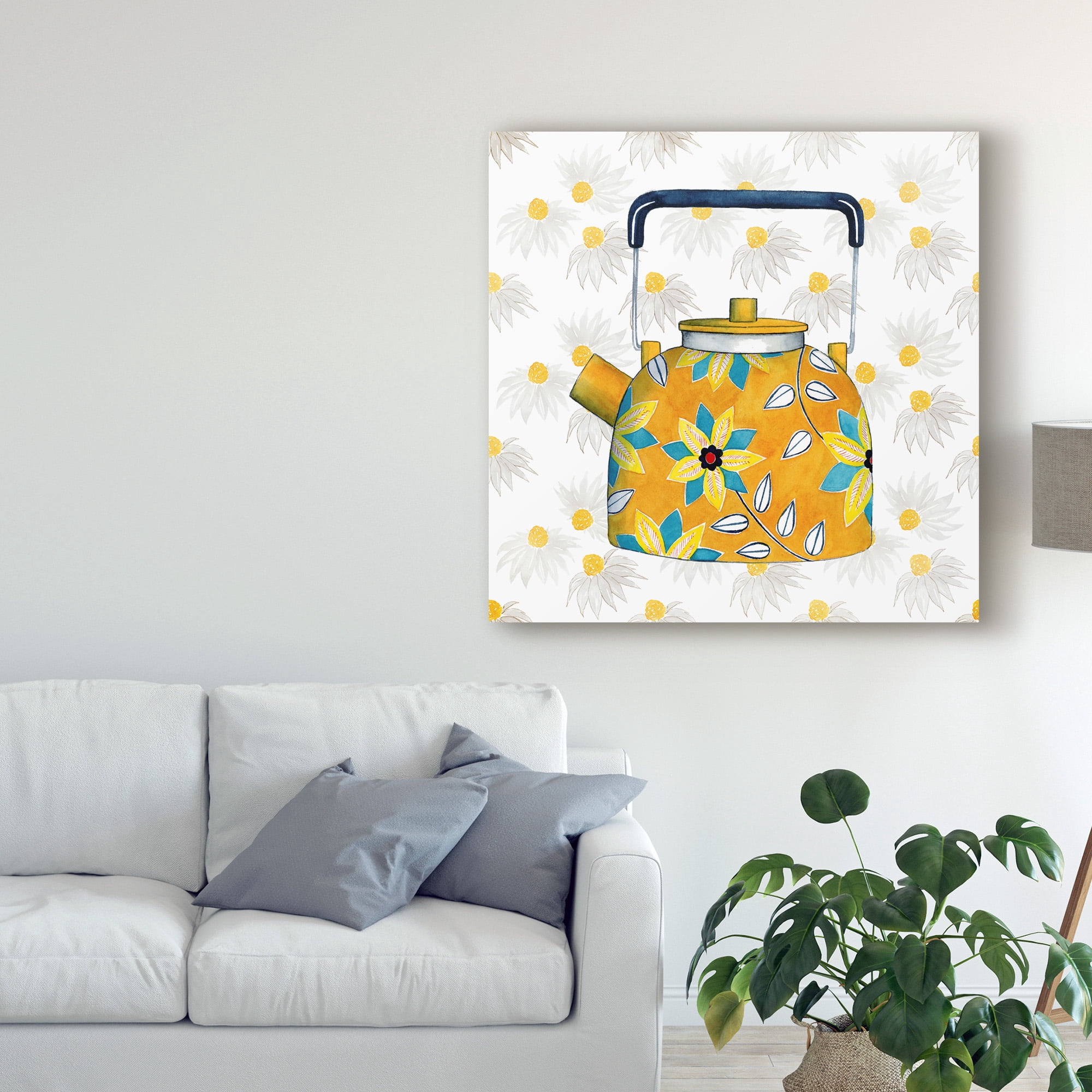Trademark Fine Art 'Sweet Teapot III' Canvas Art by Grace Popp