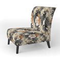 thumbnail image 3 of Designart « Mirage des Tropiques Neutres I » Beige Fauteuil d'Appoint Tropical Rembourré - Fauteuil Tropical pour Chambre, 3 of 7