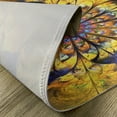 thumbnail image 5 of Ambesonne Yellow and Blue Place Mats Set of 4, Mandala, Standard Size, Multicolor, 5 of 6