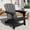 Black, variant on Danolapsi Modern HDPE Plastic Adirondack Chair - Oversize 380LB Poly Lumber Weather Resistant Firepit Chair - Outdoor Patio Chairs with Wooden Textured,Easy Assembly,for Garden,Backyard,Lawn,Deck