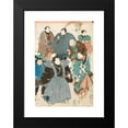 thumbnail image 2 of Utagawa Kuniyoshi 17x24 Black Modern Framed Museum Art Print Titled - Celebrating Spring (Kabuki Actors Disguised as a Street Crowd) (circa 1850-1851), 2 of 5