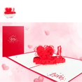 thumbnail image 2 of Tarjeta emergente de corazón de amor para el Día de San Valentín. Tarjetas de felicitación emergentes 3D para aniversario de bodas, cualquier ocasión, esposa o esposo., 2 of 5