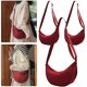 thumbnail image 5 of Bolsos Cruzados Simples para Mujer Bolsas Masa A La Portátiles para El (rojo Vino) 3 Uds., 5 of 7