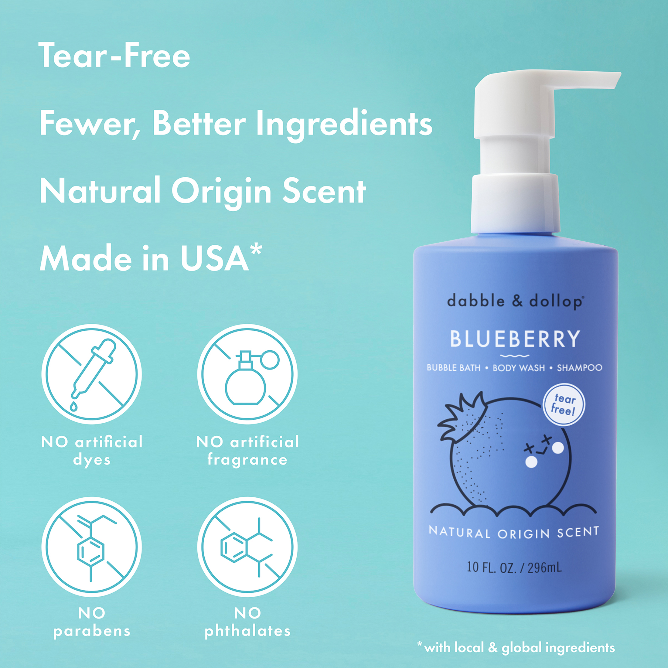 Dabble & Dollop Blueberry 3-in-1 Wash photo 3