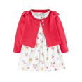 thumbnail image 2 of Newborn Infant Baby Girls Clothes Toddler Dresses Babe Girl Cardigan Bodysuit Dress 2021 Spring Summer Baby Girl Clothing Outfit, 2 of 5
