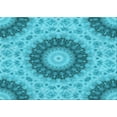 thumbnail image 1 of Ahgly Company Machine Washable Indoor Rectangle Transitional Dark Turquoise Green Area Rugs, 4' x 6', 1 of 7