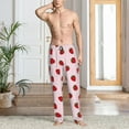 thumbnail image 2 of Naloa Strawberry Pajama Pants Men, PJ Bottoms, Sleep & Lounge Pants-X-Large, 2 of 6
