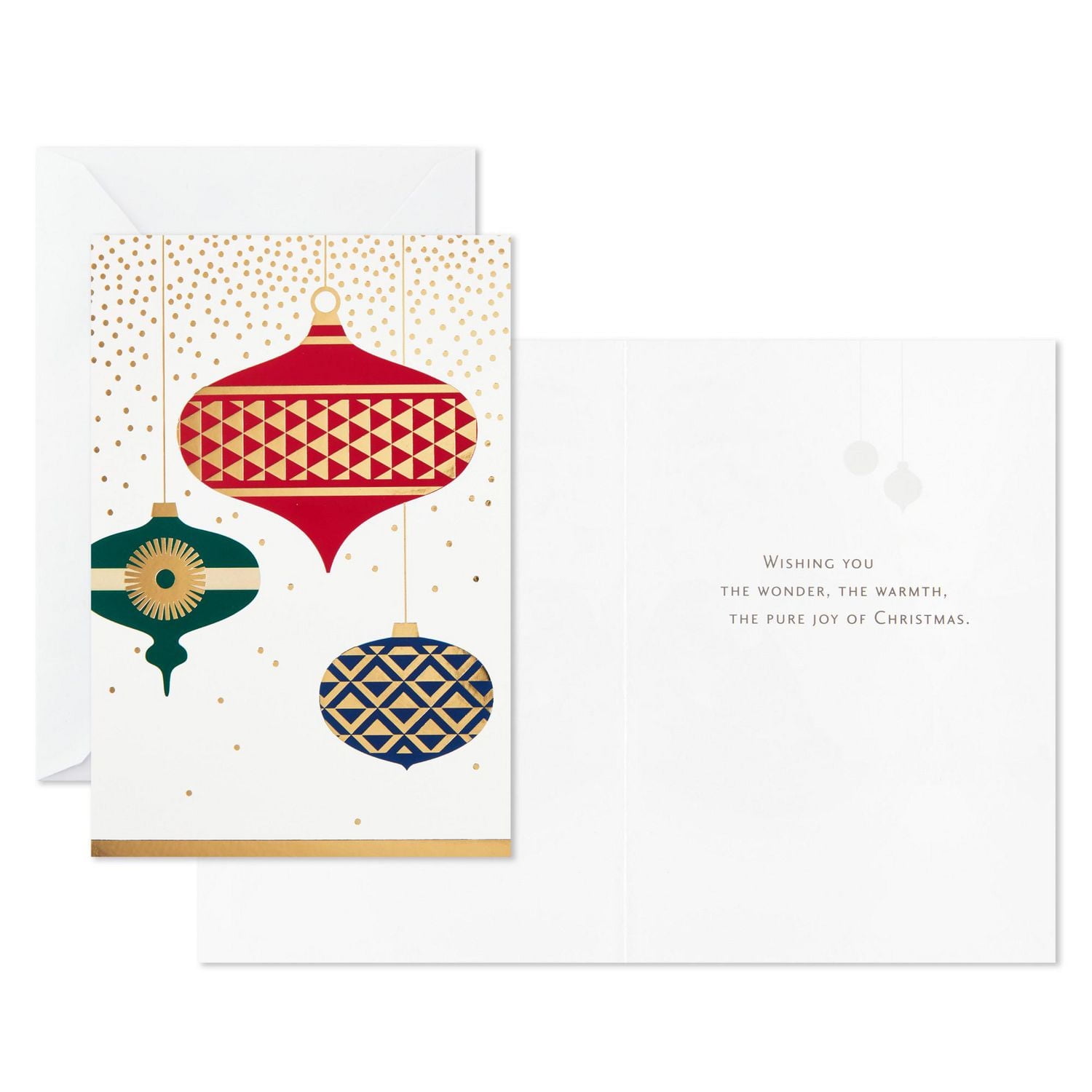 Boîte de 30 cartes de Noël Image Arts de Hallmark (Boules de Noël scintillantes)