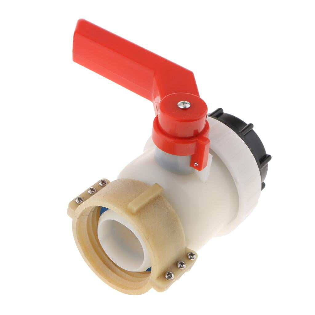 1000L IBC Water Tank Screwable Ball Valve 62mm Inlet to 2'' Outlet 