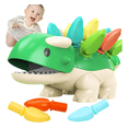 thumbnail image 1 of Juguetes Dinosaurios Didacticos Montessori Regalo Para Niños Xtellar multicolor, 1 of 4