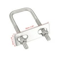 thumbnail image 4 of Uxcell M6 30mm Inner Width U-Bolts 304 Stainless Steel 2 Pack, 4 of 4