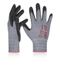 thumbnail image 1 of Guantes de trabajo DEX FIT recubiertos de nitrilo FN330, 3 pares, gris XXL (11), 1 of 6