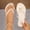Beige, variant on Womens Flip Flops Comfortable Arch Support Comfortable Yoga Mat on Summer Beach Walking Thong Cushion Sandals(Red,7.5)